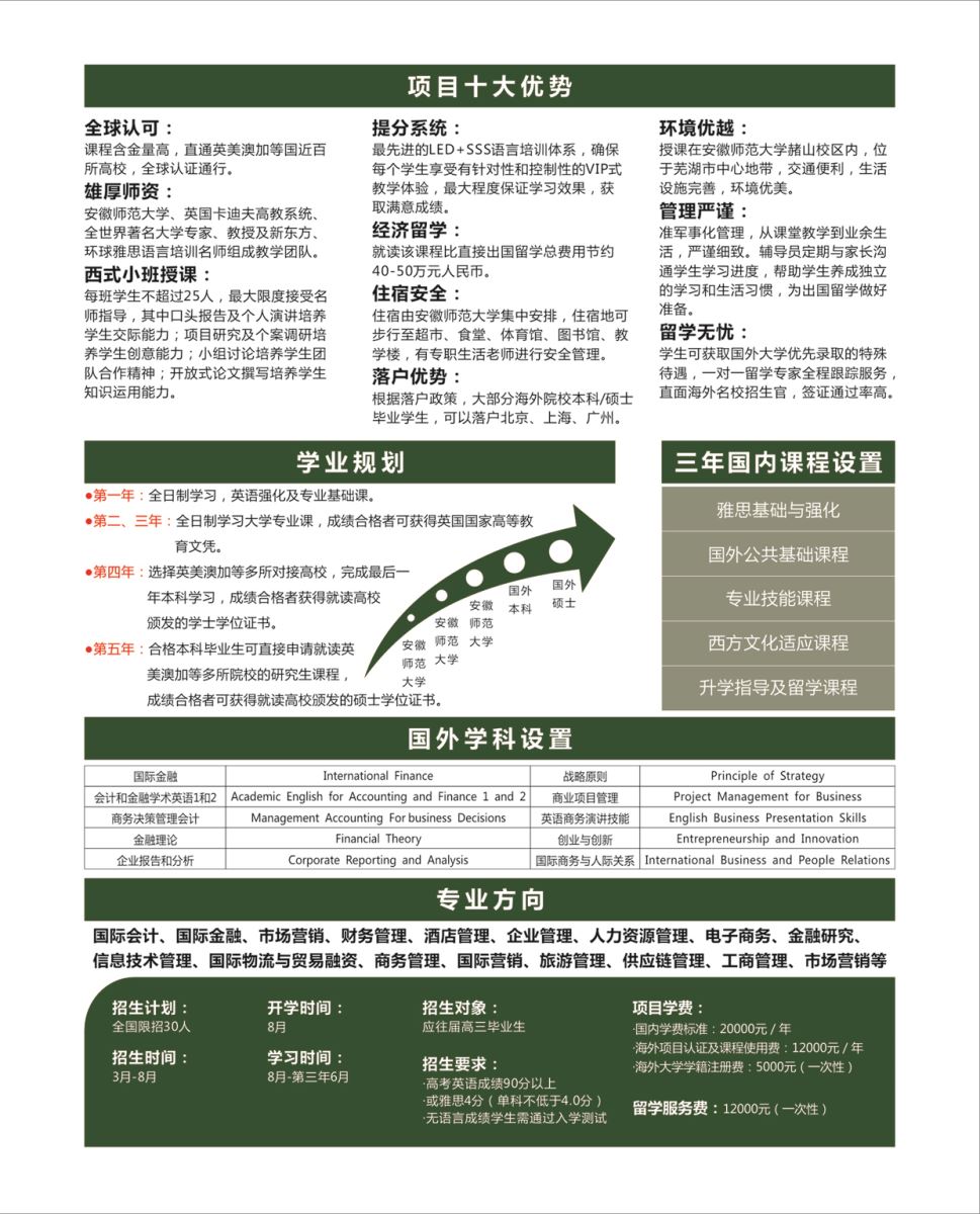 項(xiàng)目?jī)?yōu)勢(shì)及專業(yè)方向